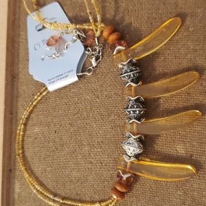 CT color necklace and earrings set